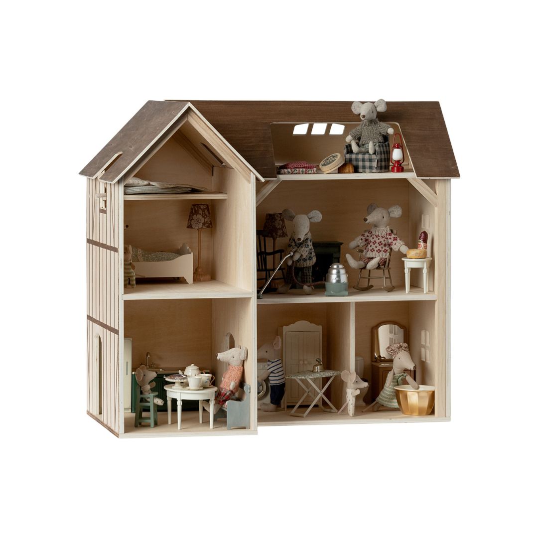 Maileg Mouse Hole Farmhouse I Enchanting Doll House for Creative