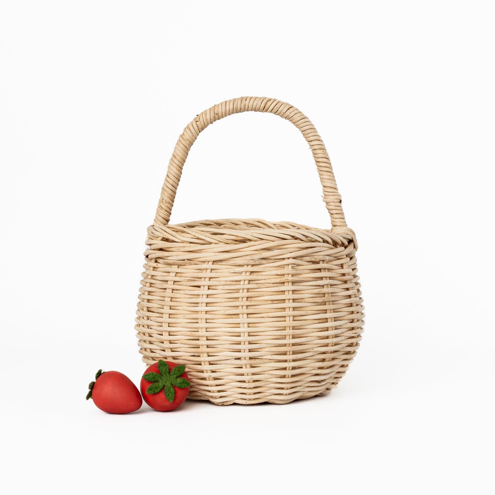 Meri Meri Woven Straw Bunny Basket - British Isles