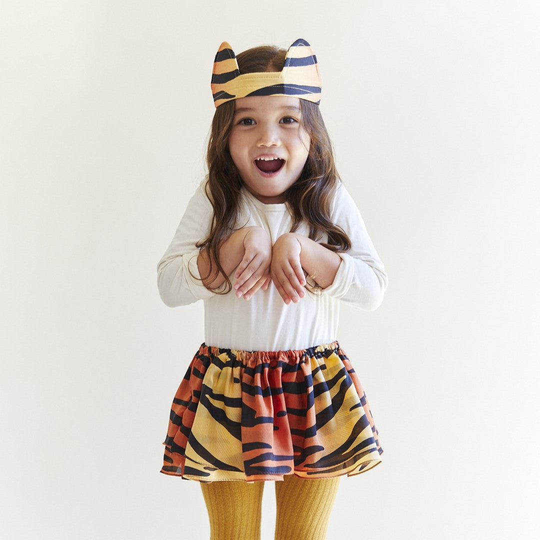 100% Silk Tiger Dress Up Set  Kids Tiger Costume for Magical Play – The  Playful Peacock