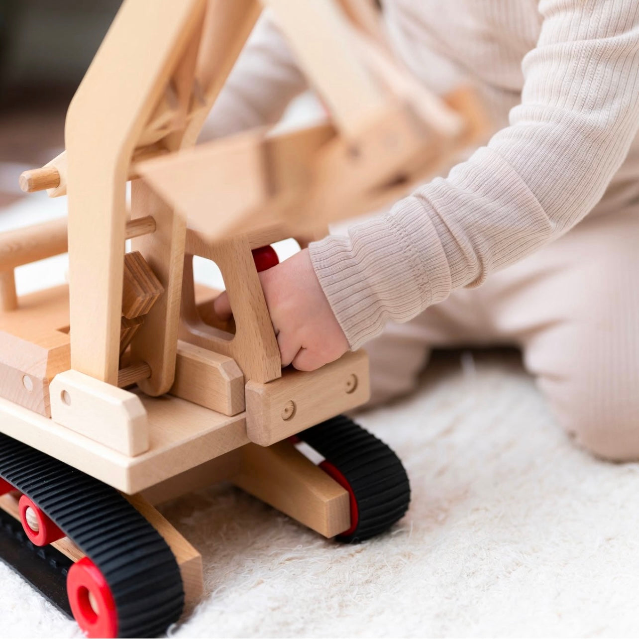 Excavator | Wooden Toy Vehicle