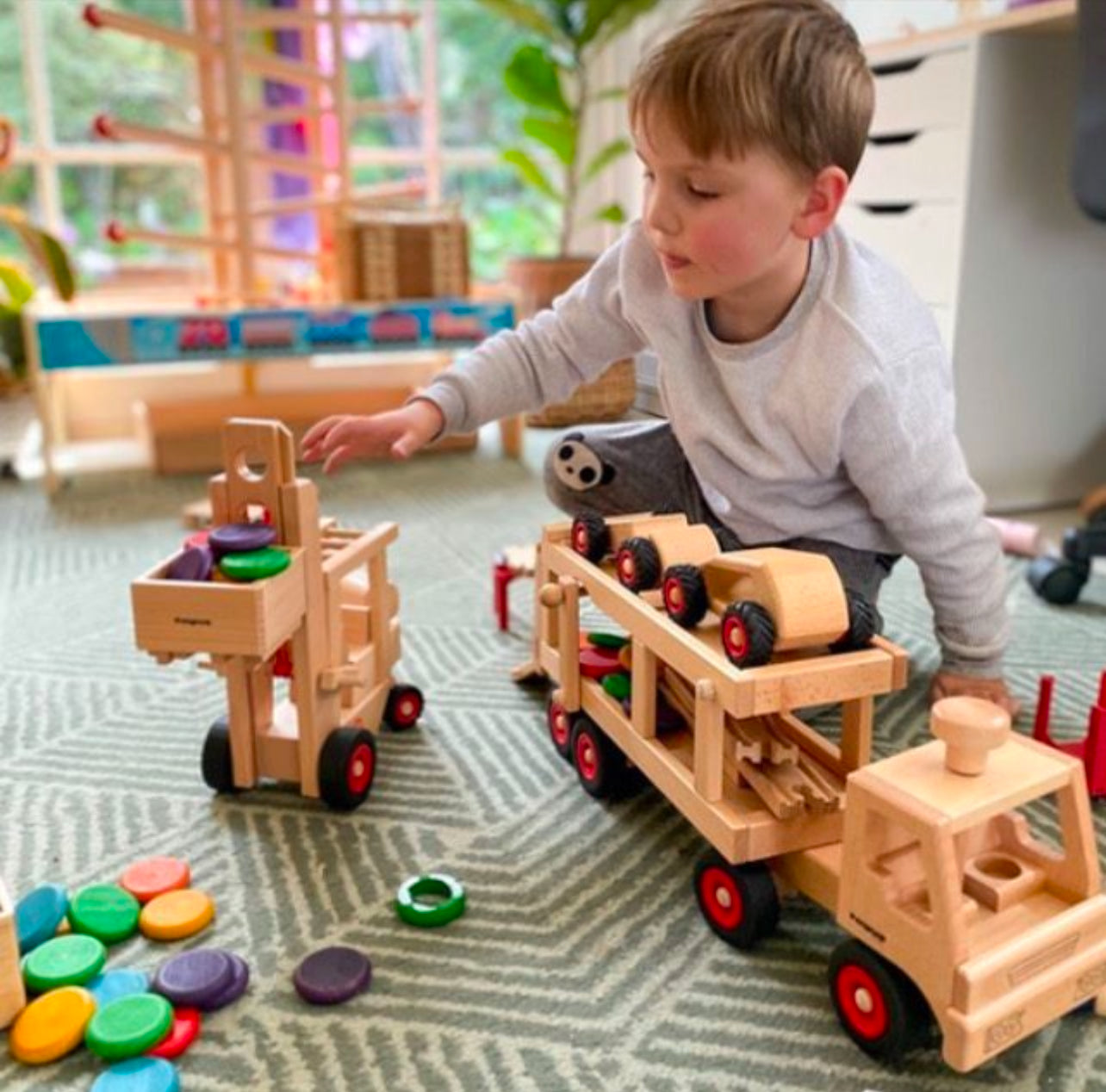 Car Transporter | Wooden Toy Vehicle