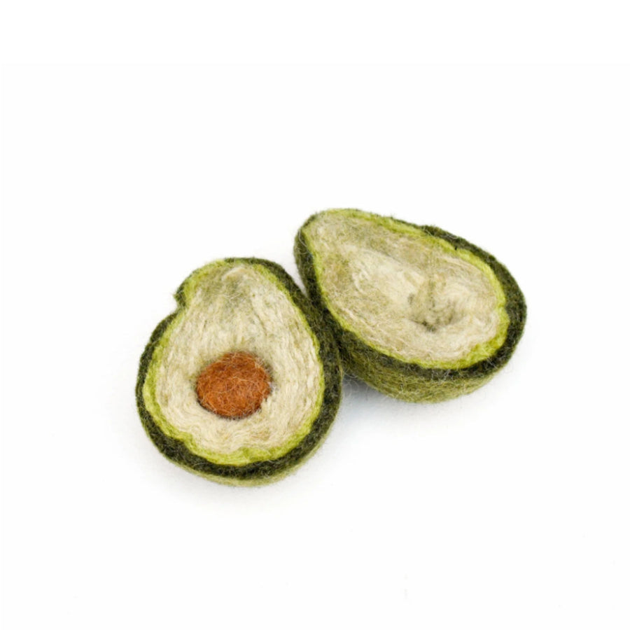 Felt Avocado | Play Food (2 pcs)