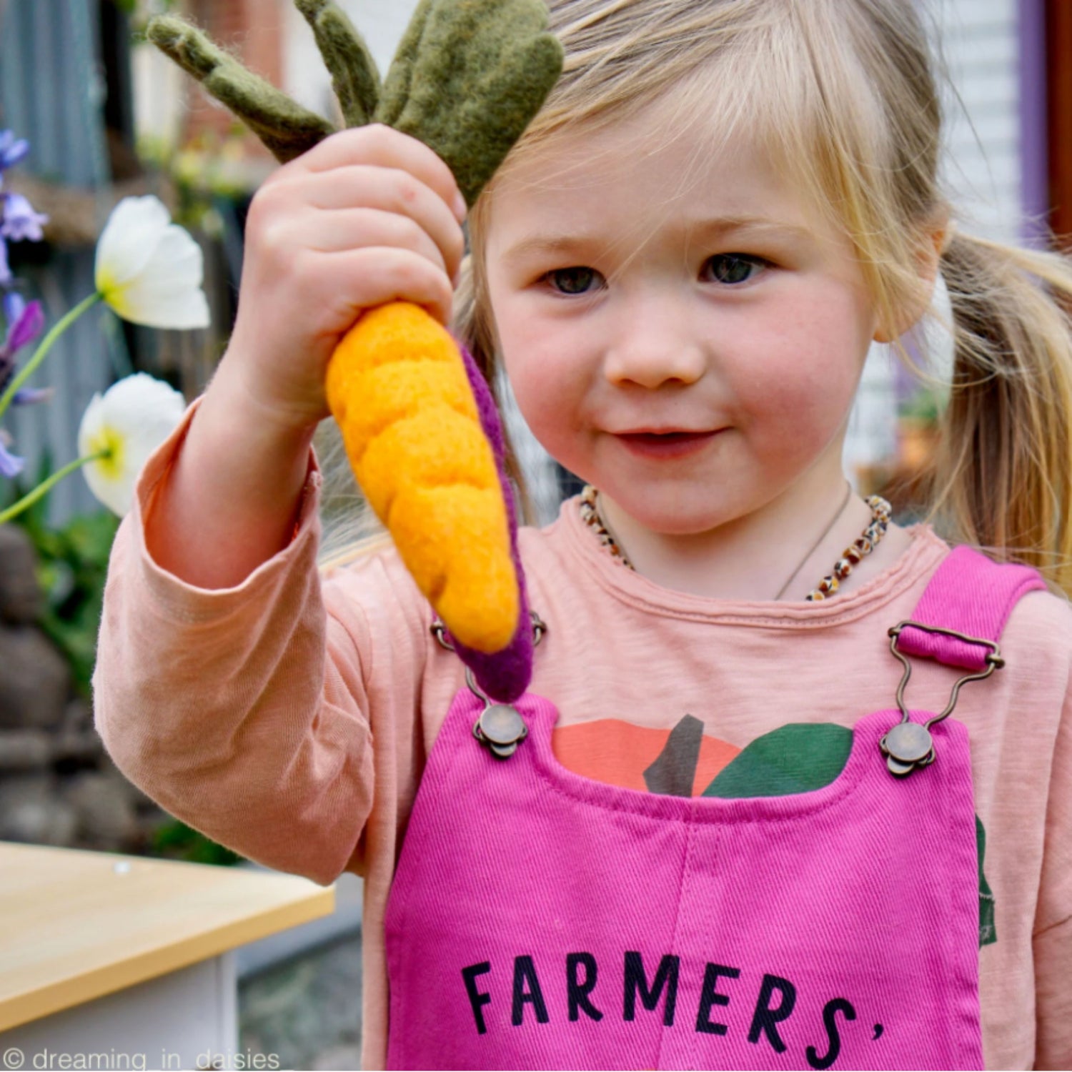 Felt Orange Carrot | Play Food