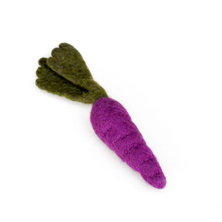 Felt Purple Carrot | Play Food