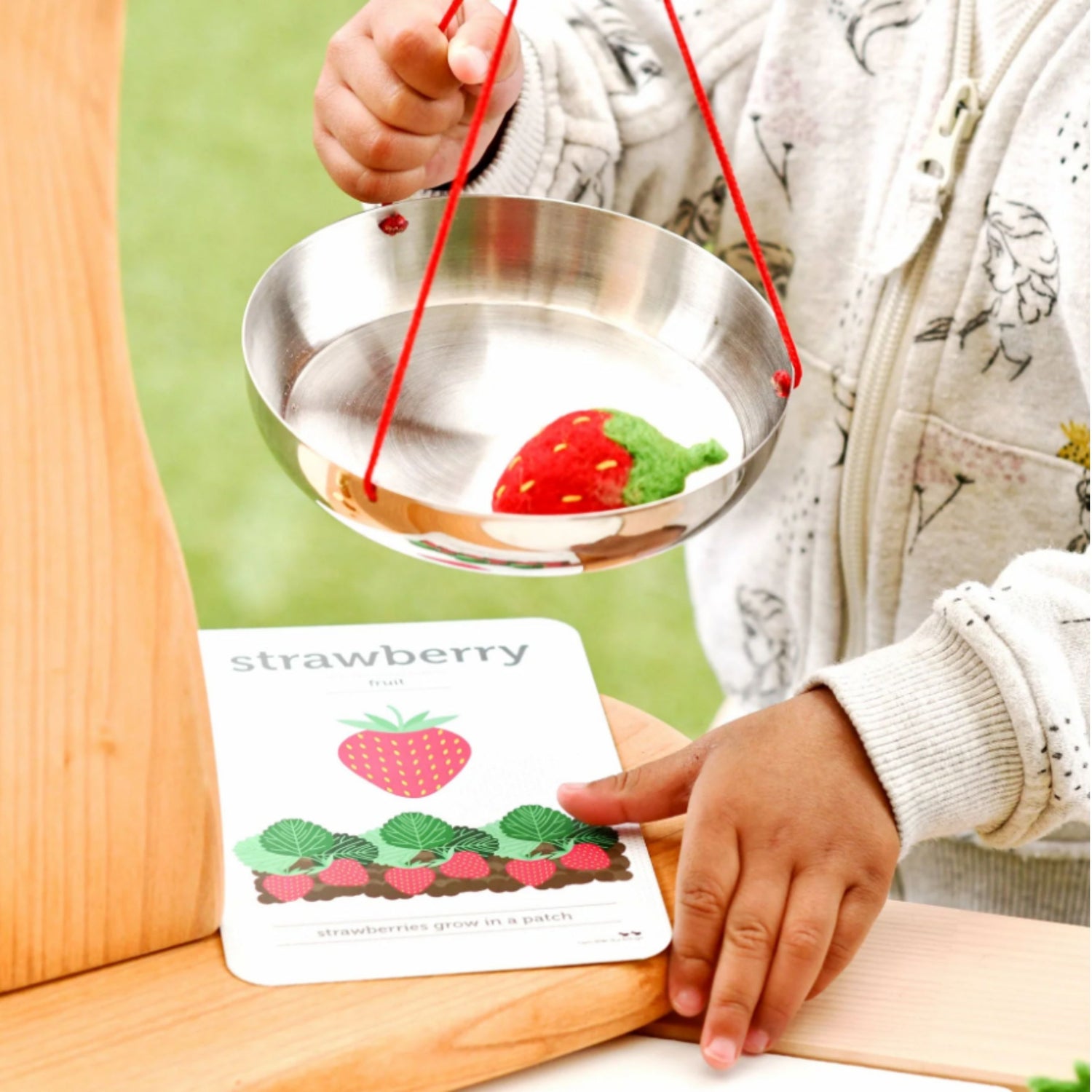 Felt Strawberry | Play Food