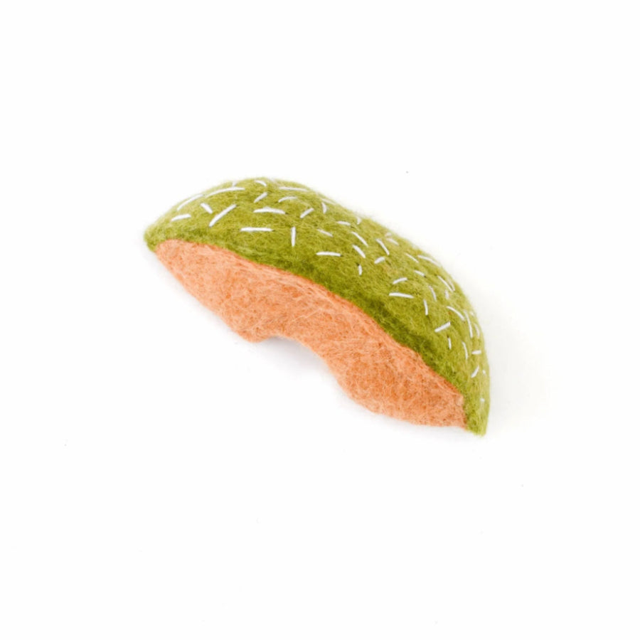 Felt Cantaloupe Slice | Play Food