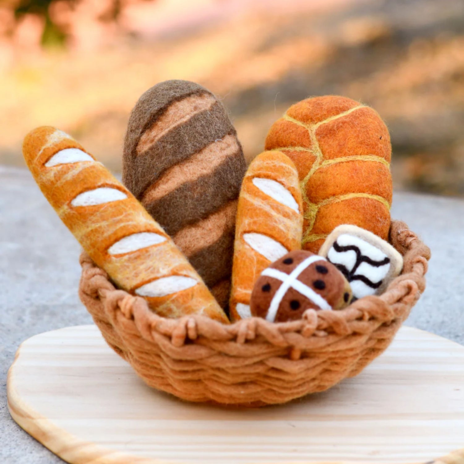 Felt Baguette | Play Food (2 pcs)