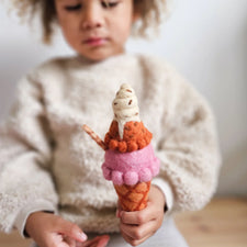 Felt Neapolitan Ice Cream | Play Food