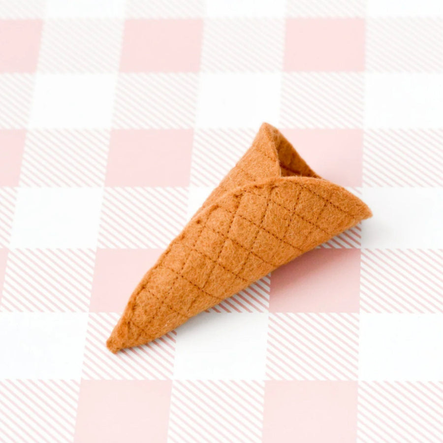 Felt Waffle Cone | Play Food