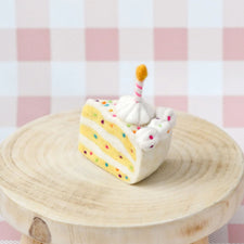 Felt Confetti Cake Slice | Play Food