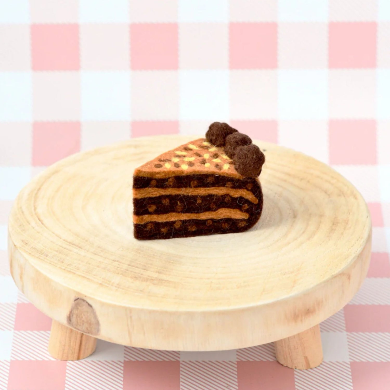 Felt German Chocolate Cake Slice | Play Food