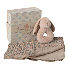 PRE-ORDER Maileg Bunny Rattle Set (Powder)