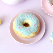 Felt Donut with Blue Frosting | Play Food