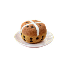 Felt Hot Cross Bun | Play Food