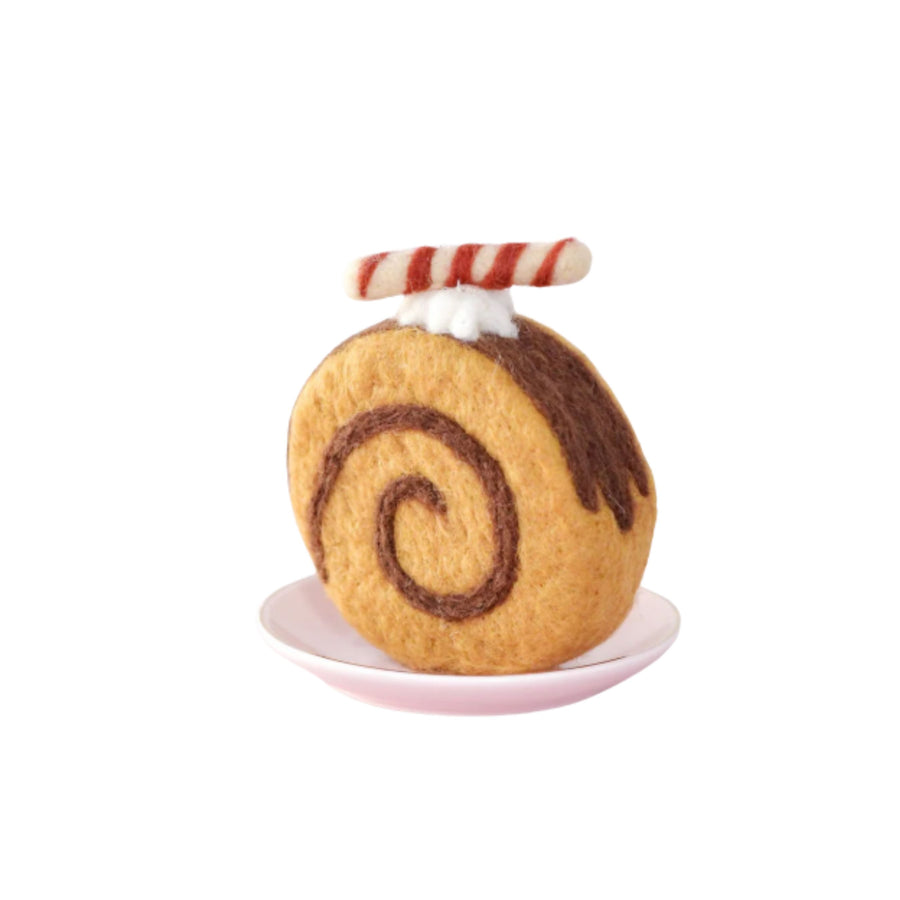 Felt Chocolate Swiss Roll | Play Food