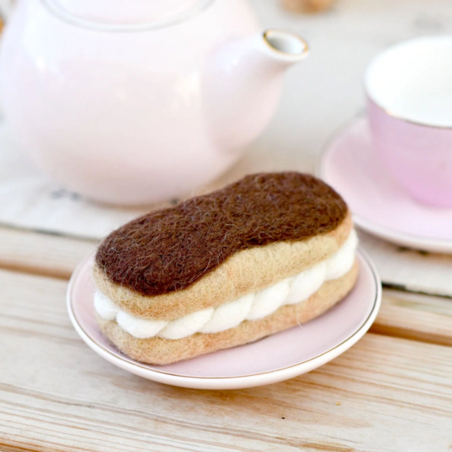 Felt Chocolate Eclair | Play Food