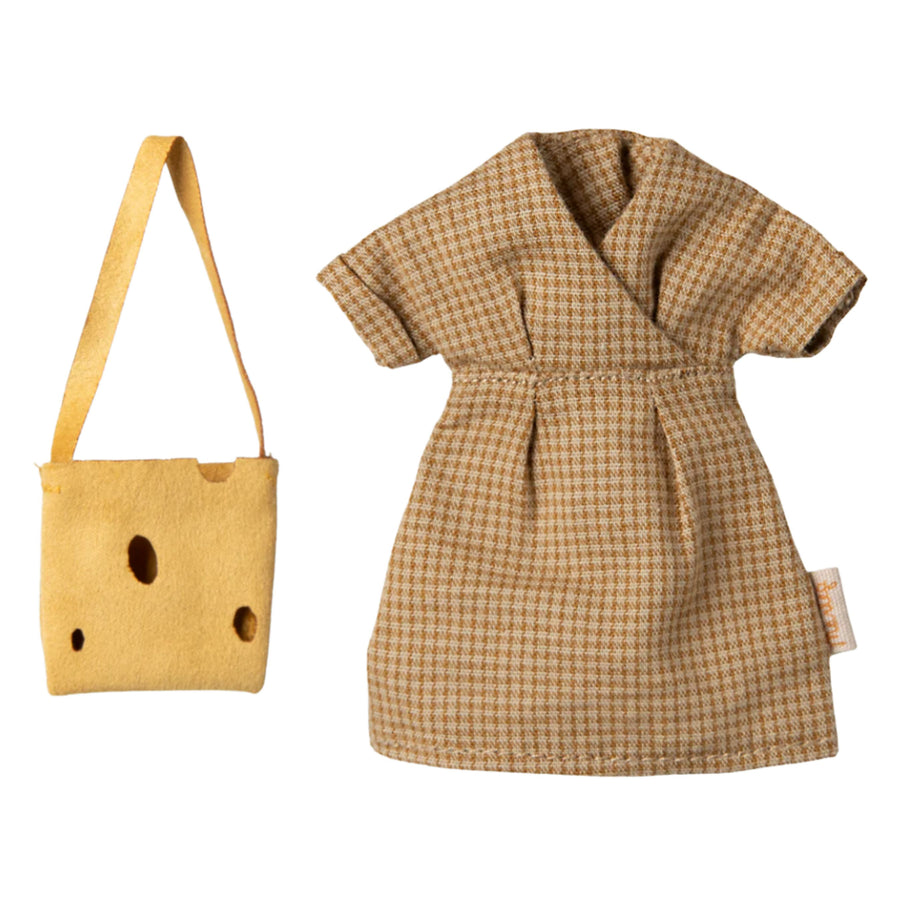 Maileg Dress and Bag (Mum Mouse)