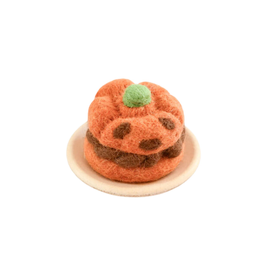 Felt Pumpkin Cream Puff | Halloween