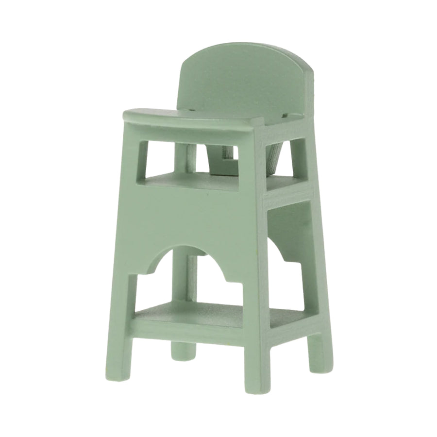 Maileg High Chair - Mint (Baby Mouse)