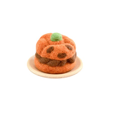 Felt Pumpkin Cream Puff | Halloween