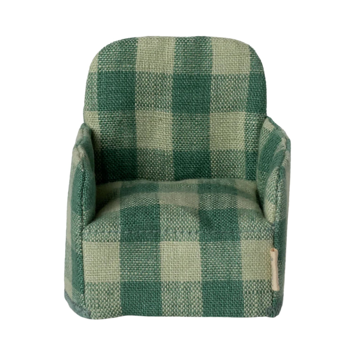 PRE-ORDER Maileg Folding Chair - Green Check (Mouse)