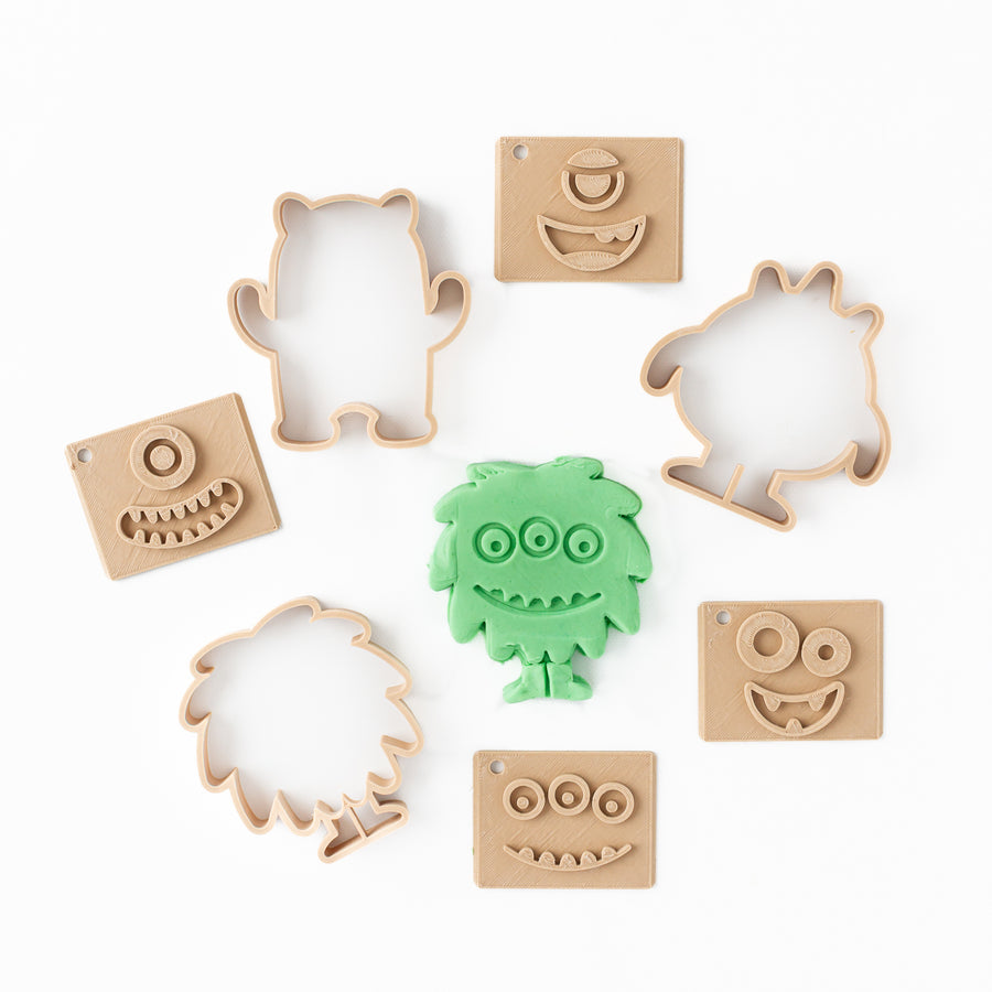 Halloween Monster Eco Stamp Set (without handle)