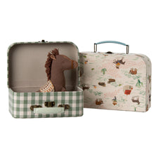 PRE-ORDER Maileg Suitcase Set - Pony (Set of 2)