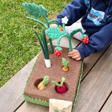 Felt Garden Planter Box Play Set