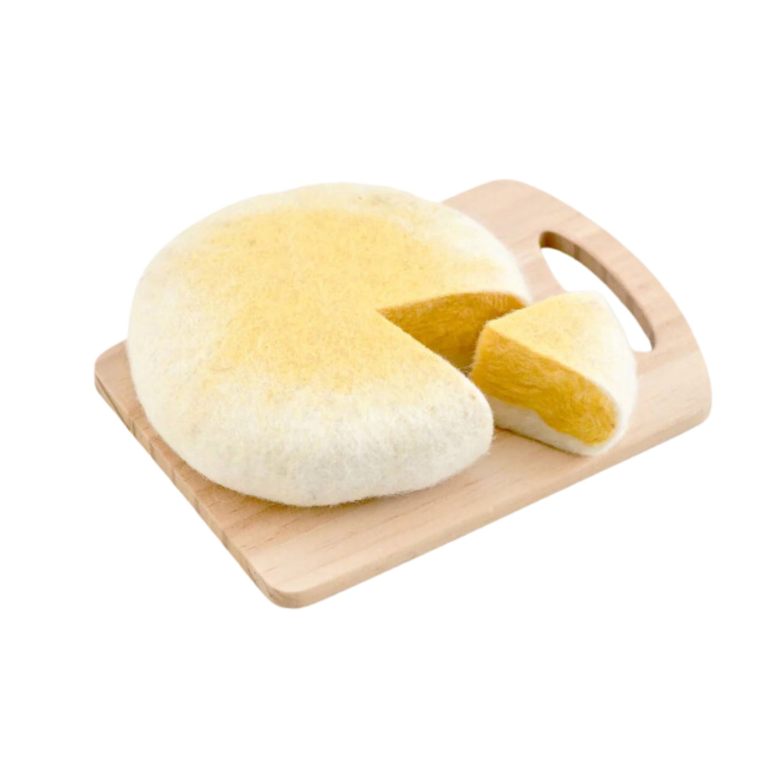 Felt Brie Cheese | Play Food (2 pcs)