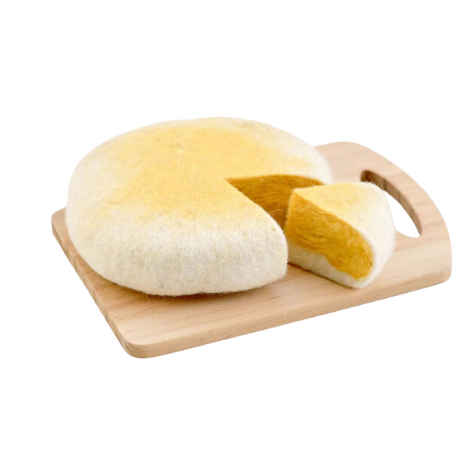 Felt Brie Cheese | Play Food (2 pcs)