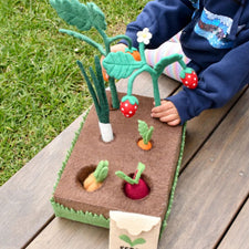 Felt Garden Planter Box Play Set