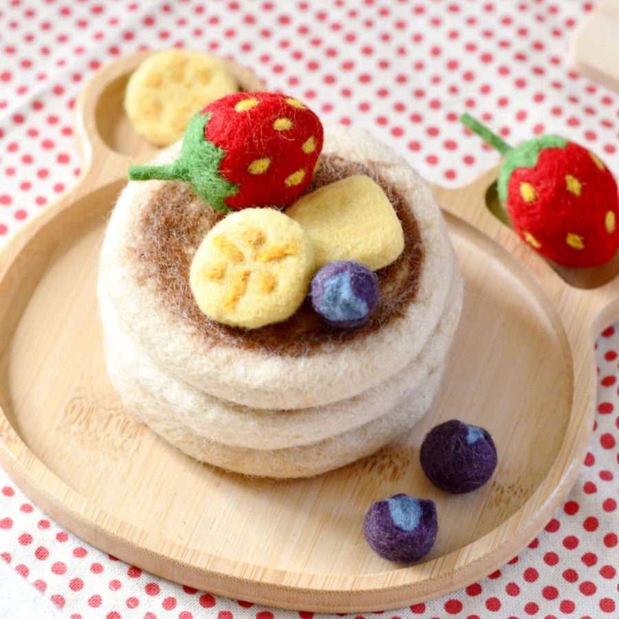 Felt Pancake Stack | Play Food Set