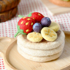 Felt Pancake Stack | Play Food Set