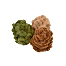 Felt Pinecones (3 pcs)