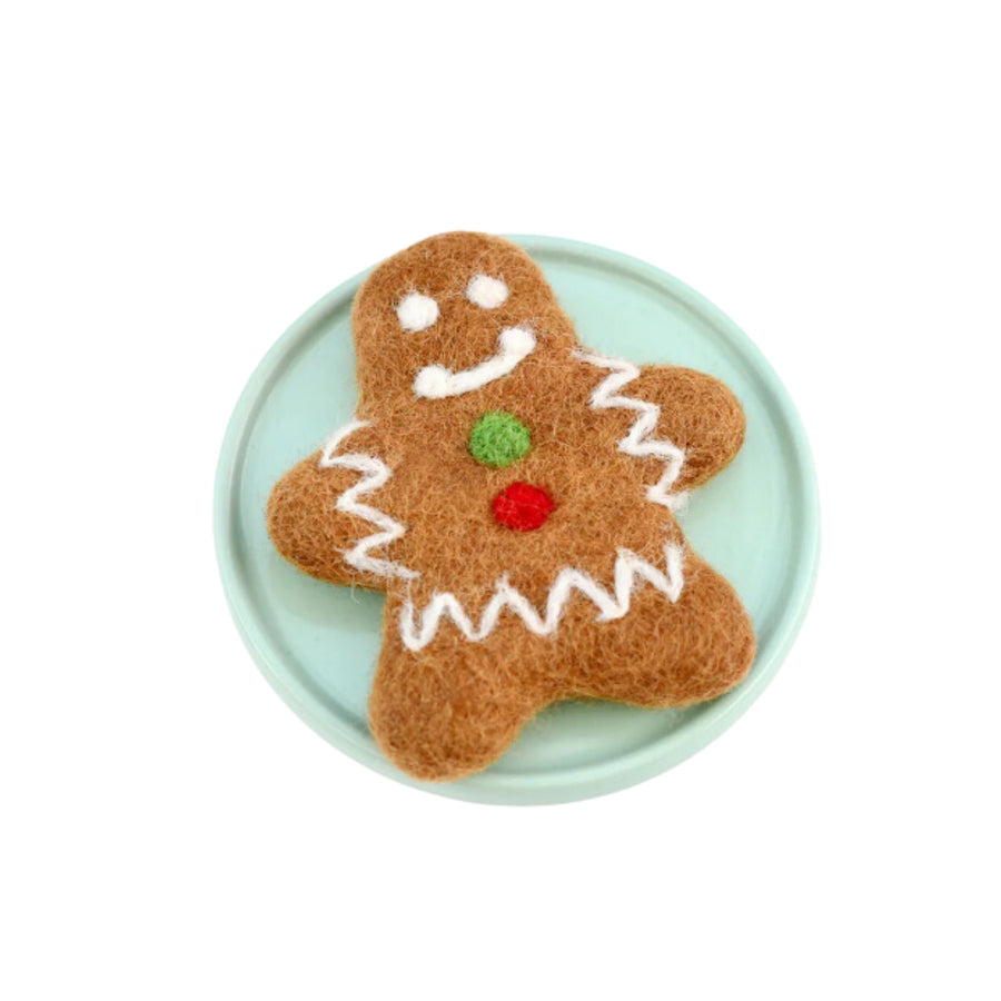 Felt Christmas Gingerbread Man Cookie | Play Food