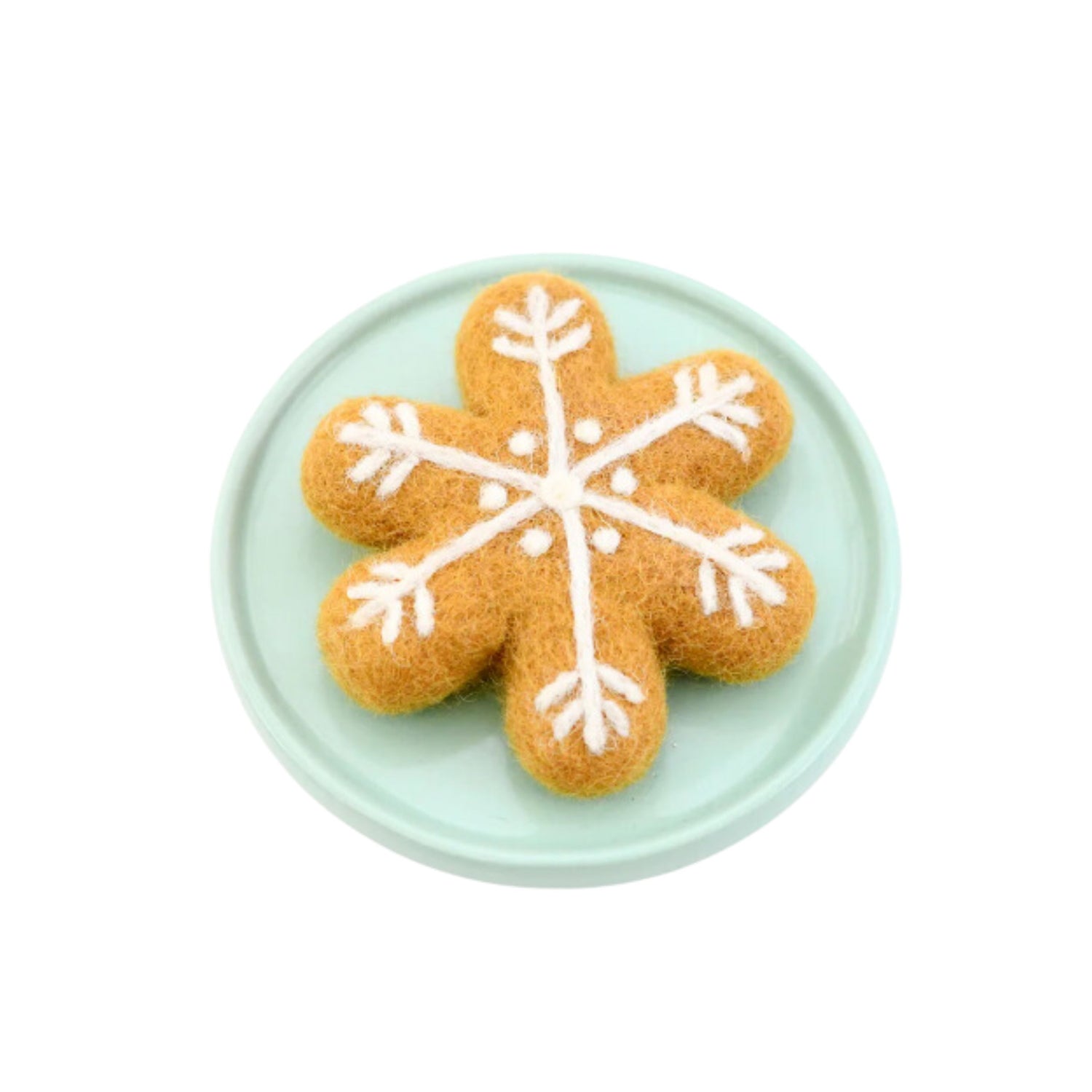 Felt Christmas Snowflake Cookie | Play Food