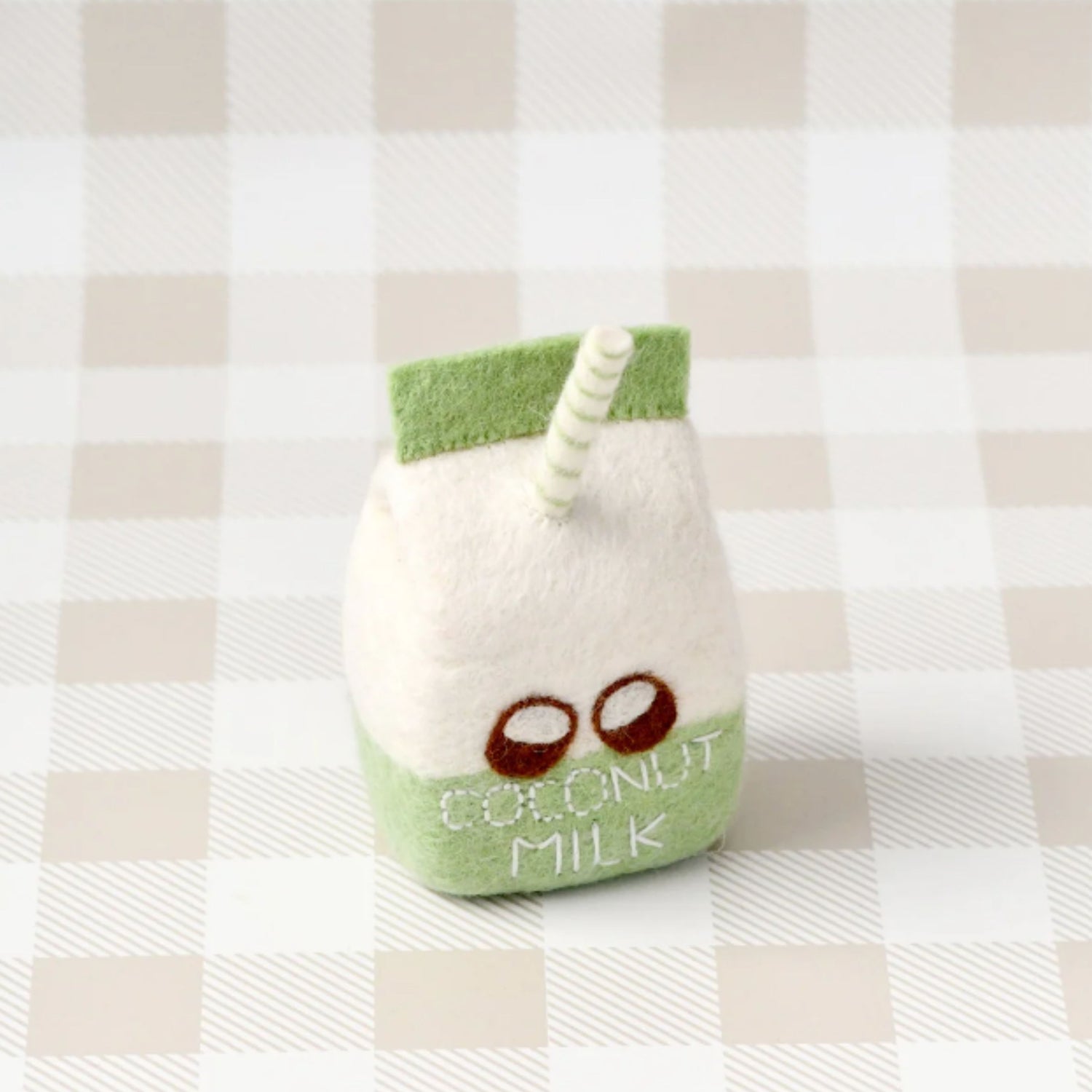 Felt Coconut Milk Packet | Play Food