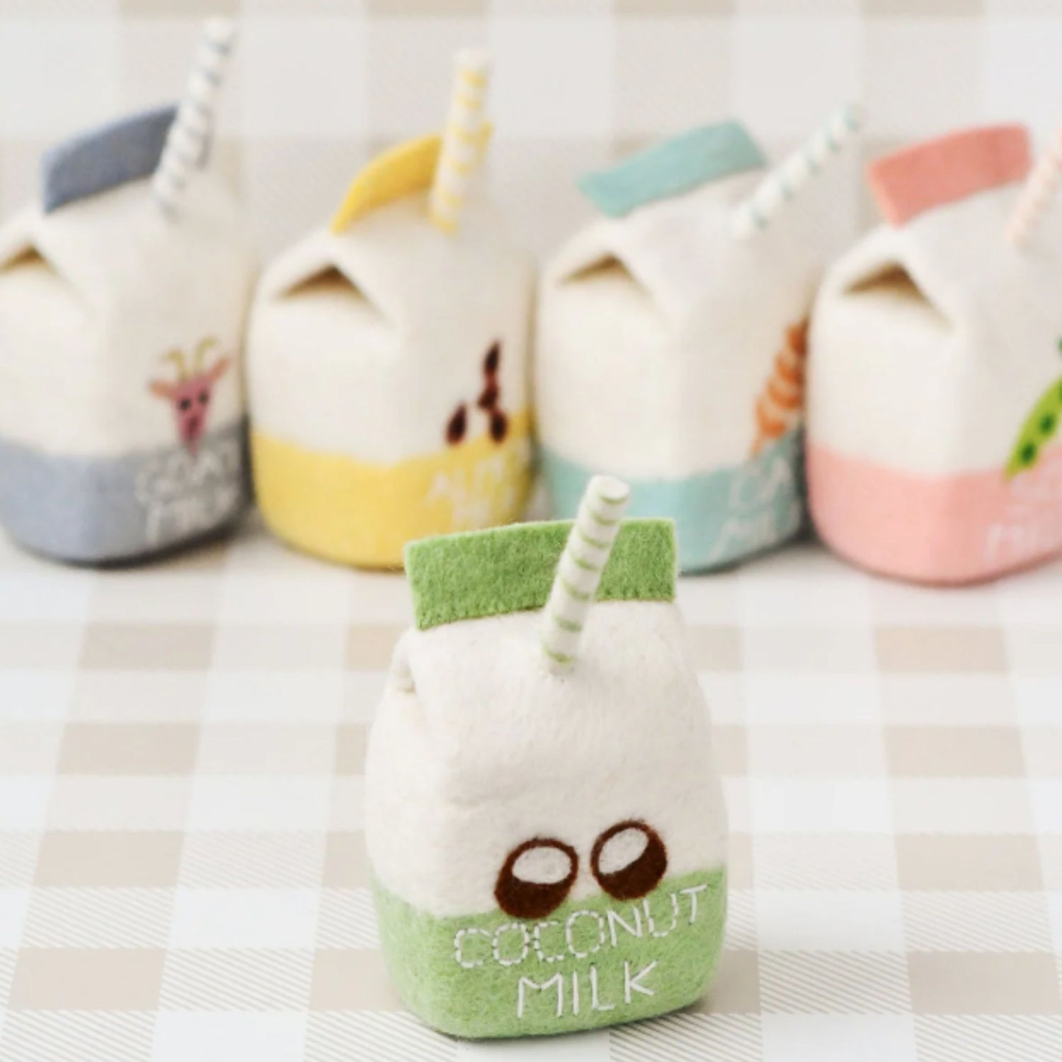 Felt Coconut Milk Packet | Play Food