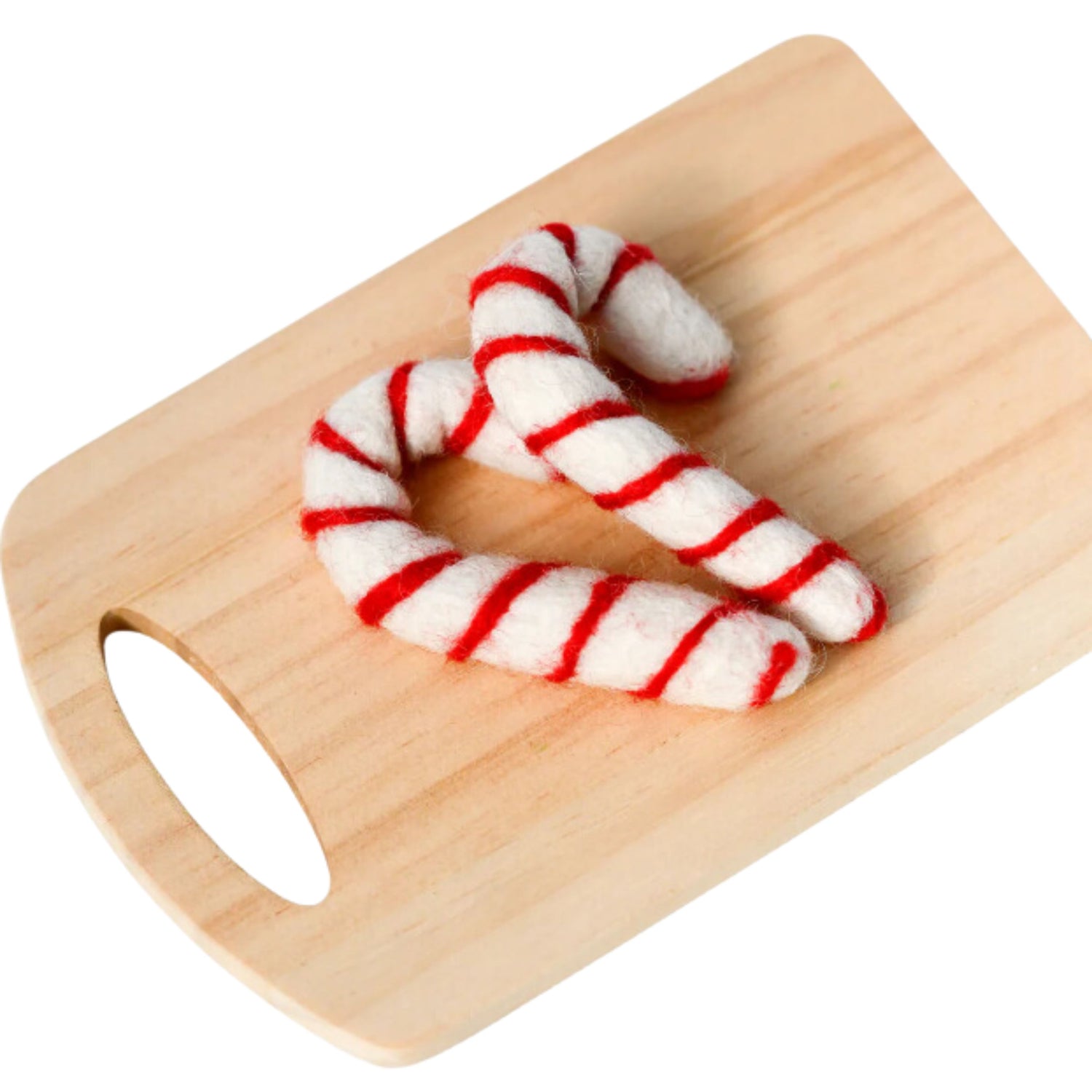 Felt Candy Canes | Play Food (Set of 2)