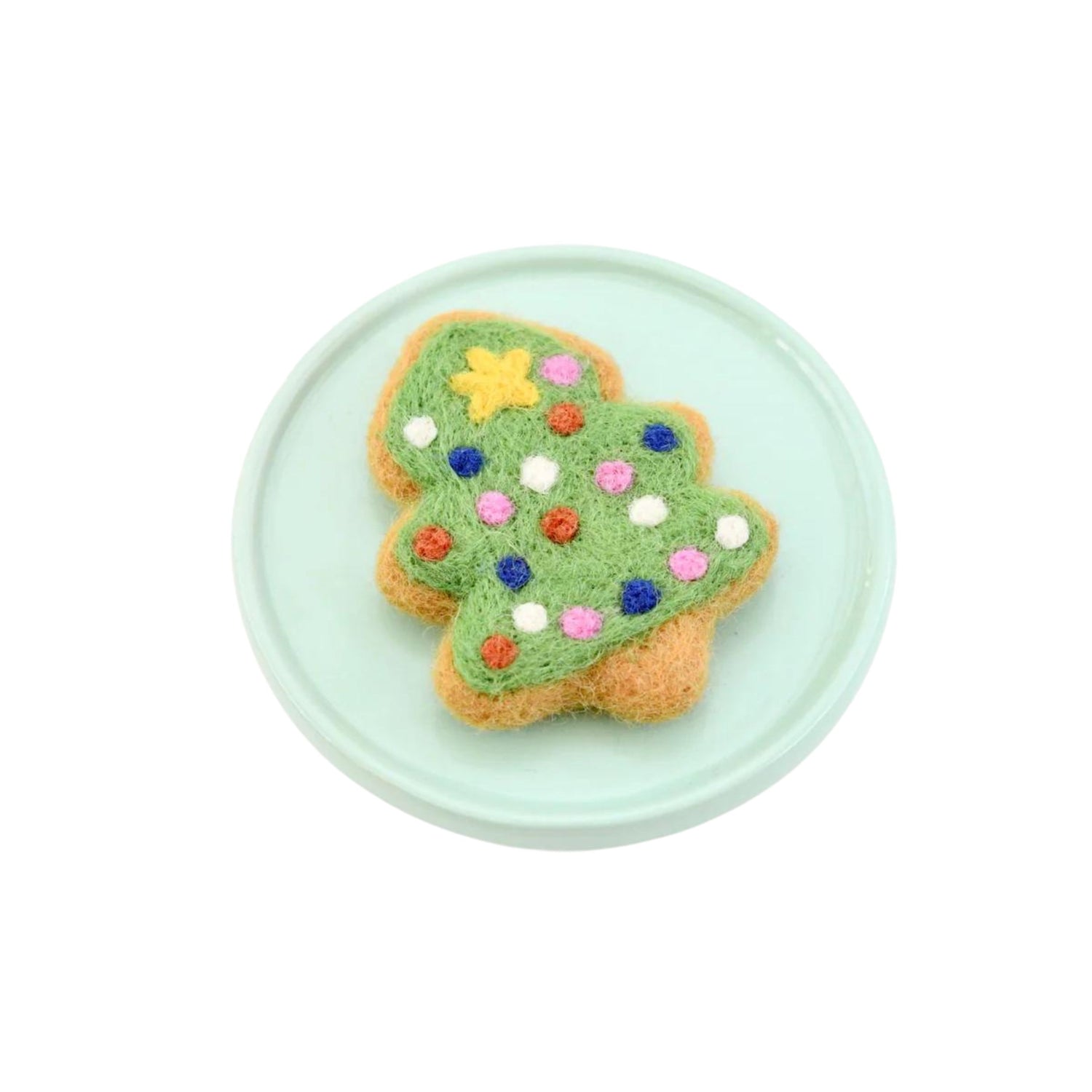 Felt Christmas Tree Cookie | Play Food