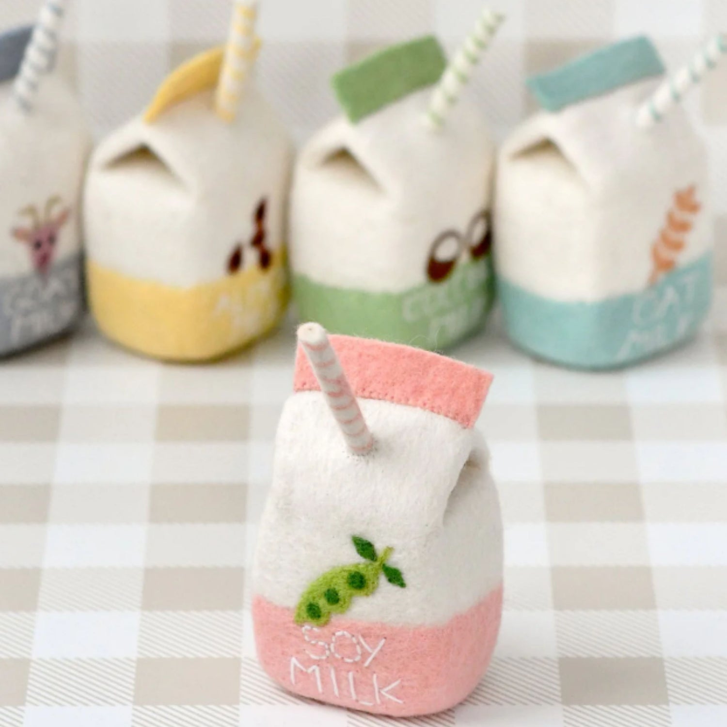 Felt Soy Milk Packet | Play Food