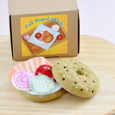 Felt Bagel Stack | Play Food Set