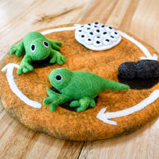 Felt Life Cycle of a Frog (Playmat Sold Separately)