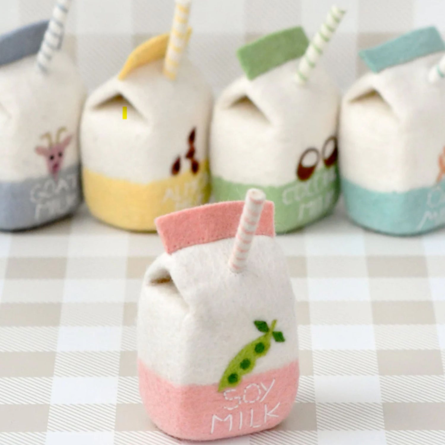 Felt Soy Milk Packet | Play Food