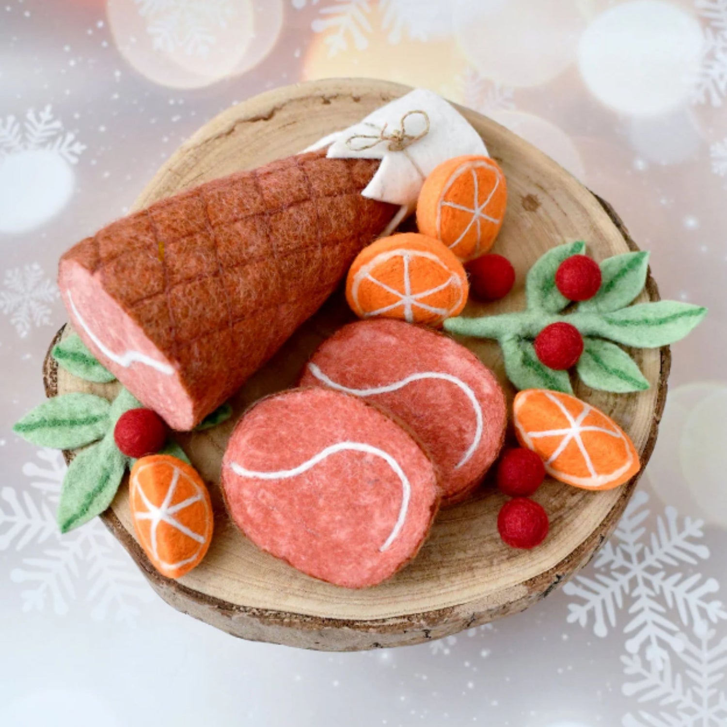 Felt Ham Feast | Play Food Set