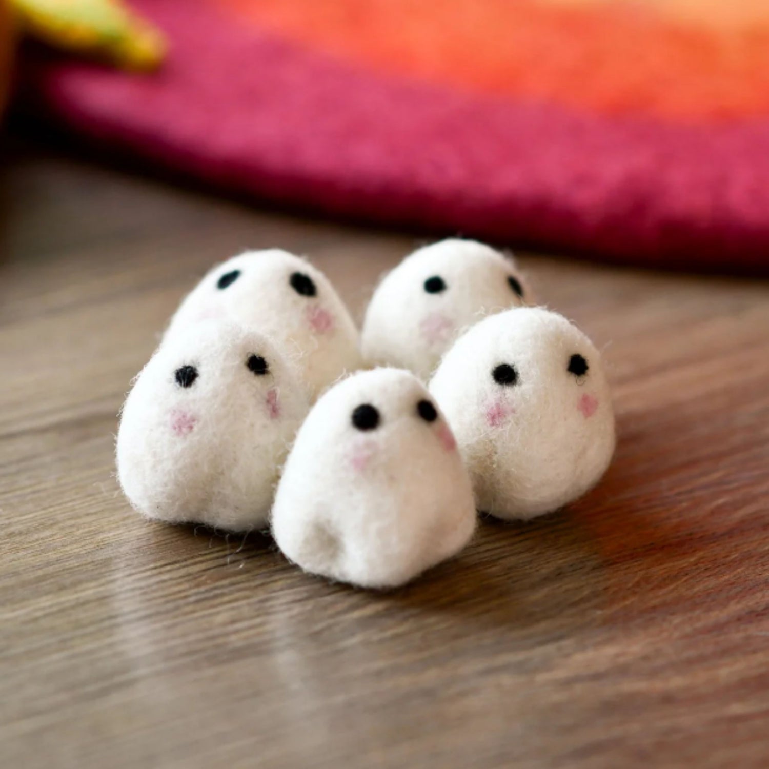 Felt Cute Ghosts Loose Parts (5 pcs)