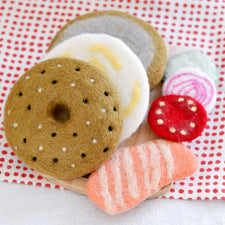 Felt Bagel Stack | Play Food Set