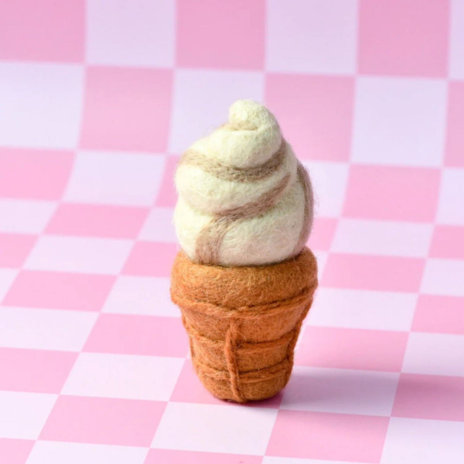 PRE-ORDER Felt Vanilla Soft Serve Ice Cream | Play Food (2pcs)