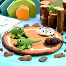 Felt Life Cycle of a Frog (Playmat Sold Separately)