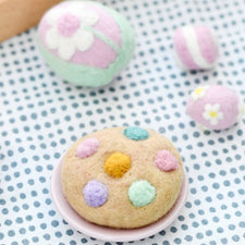 Felt M&M Pastel Cookie | Play Food